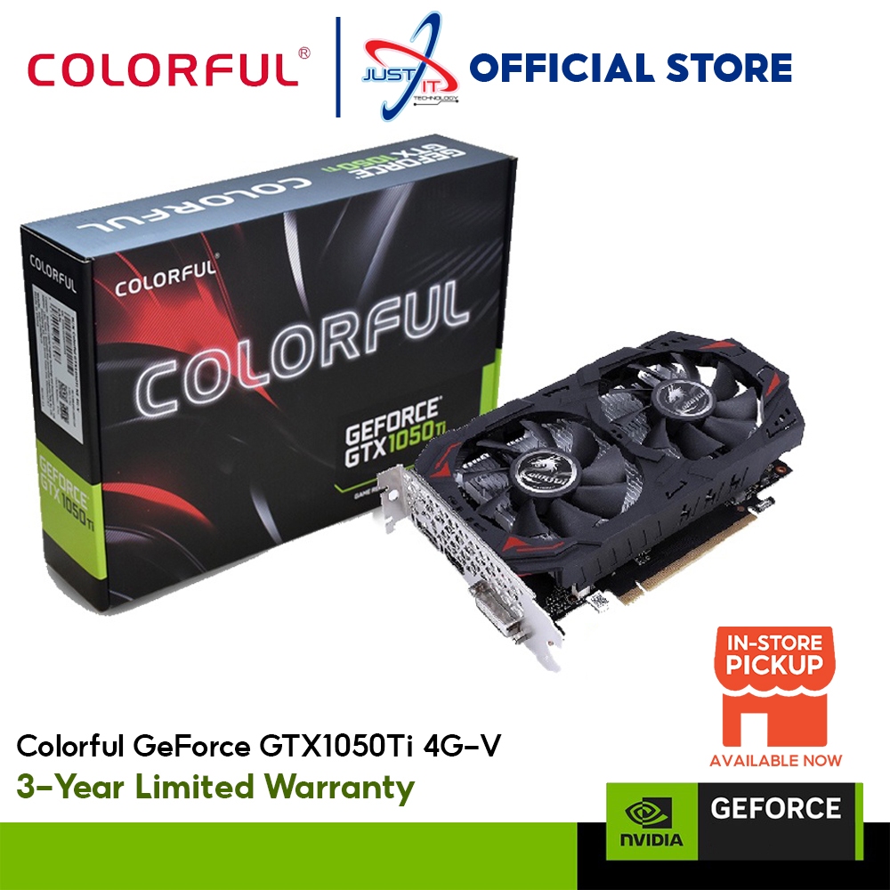 COLORFUL GEFORCE GTX1050 TI 4G V 4GB DDR5 128BIT Graphics Card