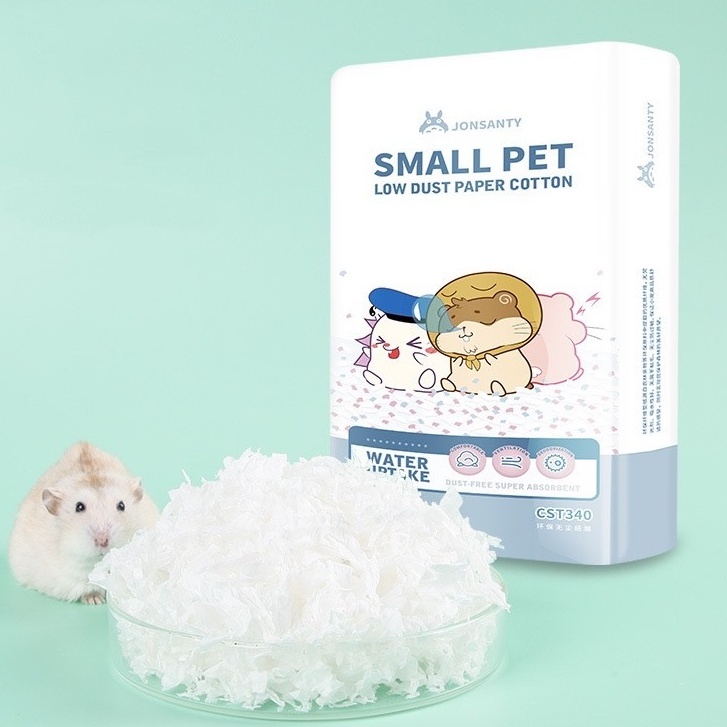 Jonsanty Hamster Paper Bedding 4.1L Flower Dust Free Hamster Bedding