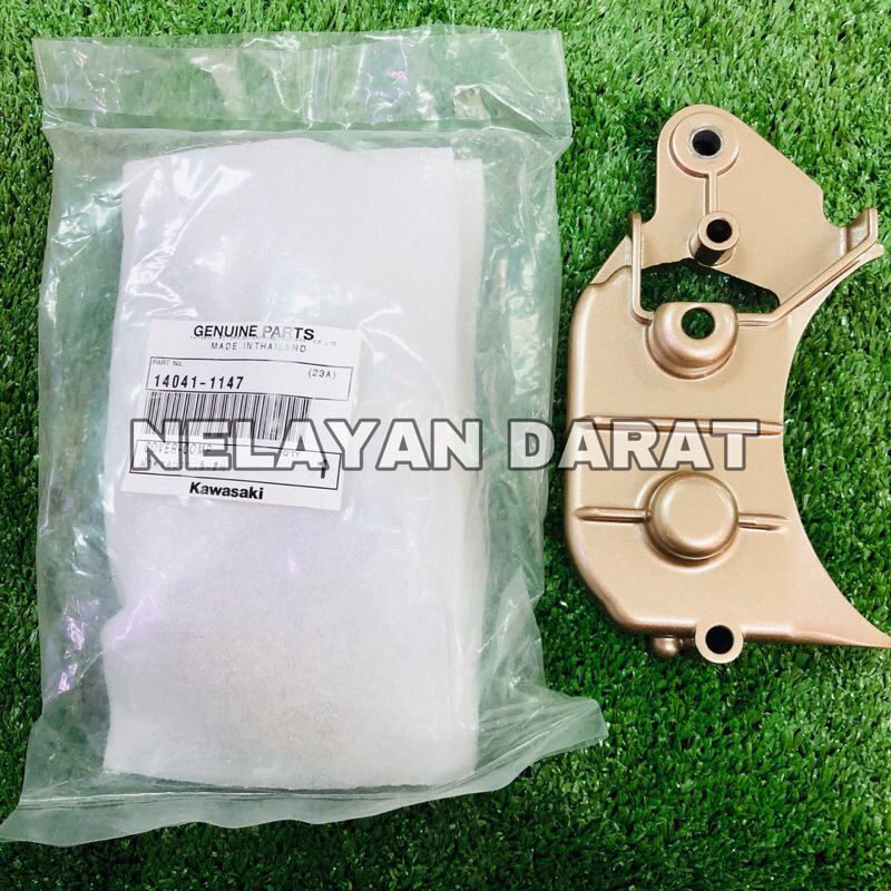 kawasaki RR150 ZX150 TOP COVER GOLD AND SILVER BLOCK kawasaki | Shopee ...