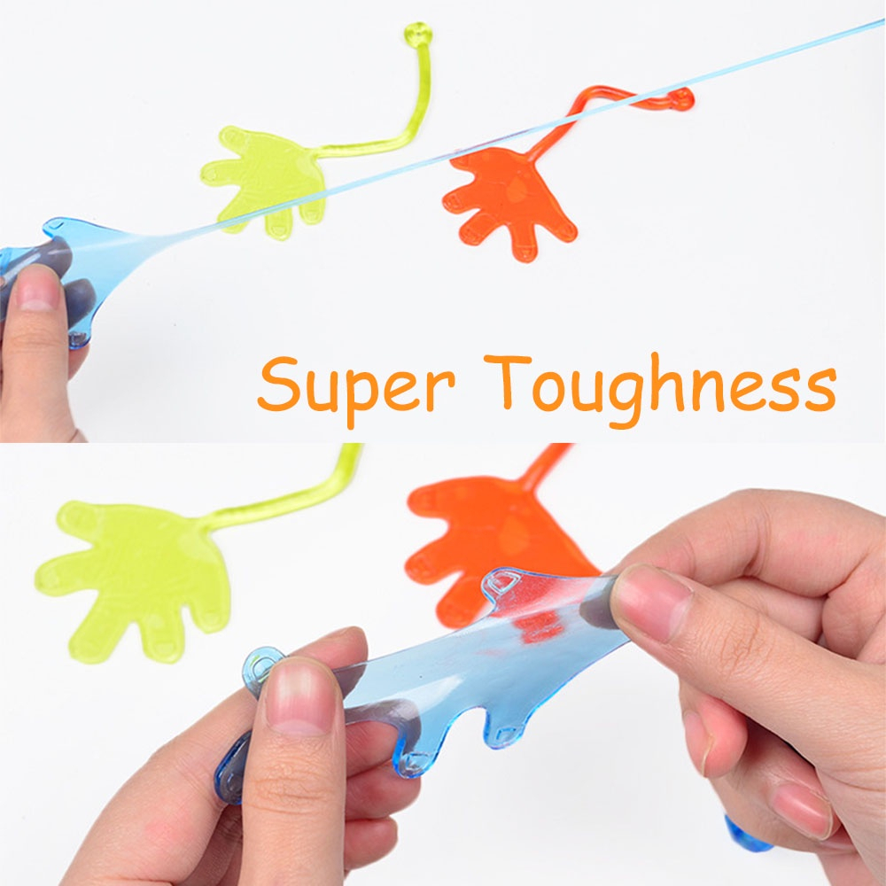 Kids Play Fun Sticky Toys Elastically Stretchable Sticky Palm
