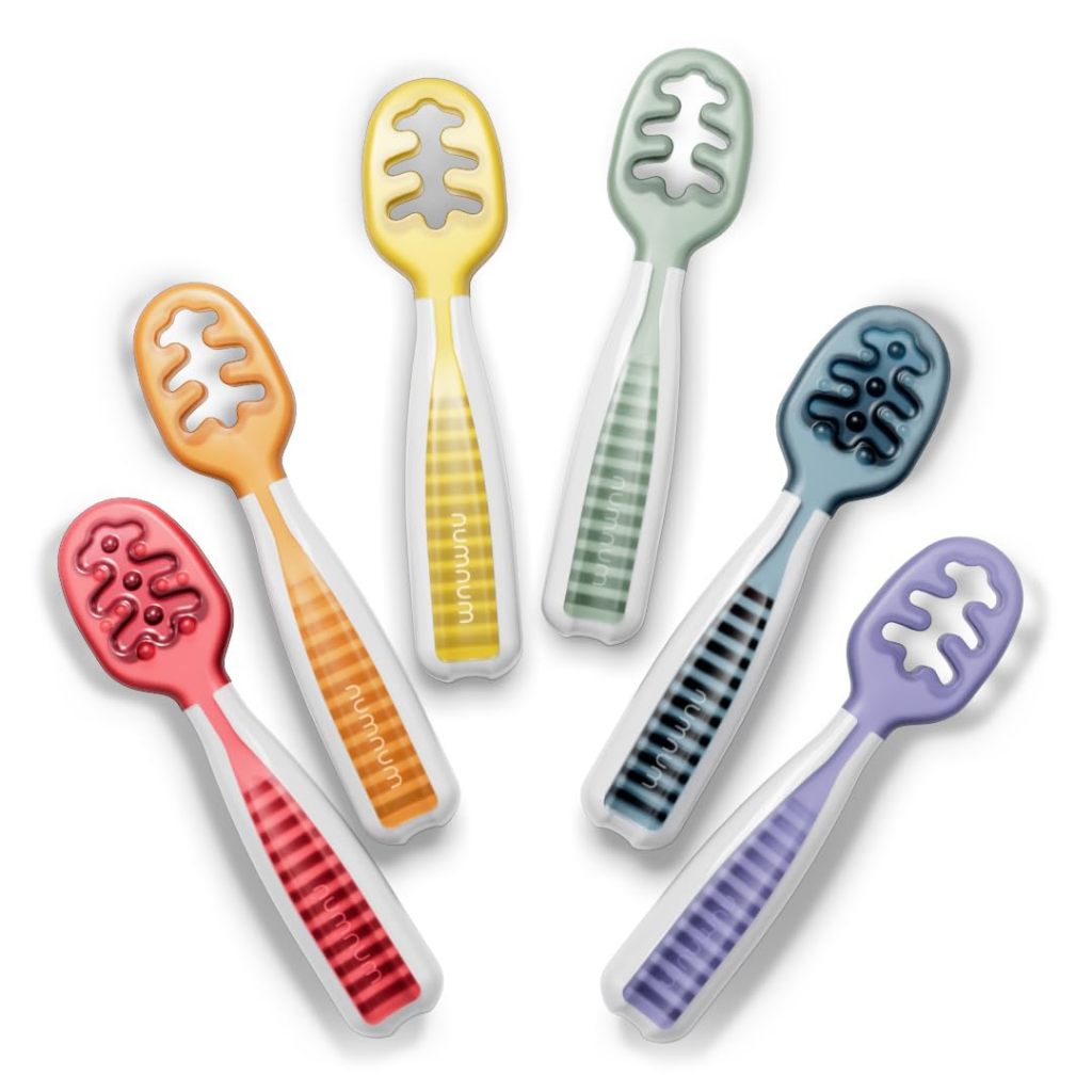 NumNum Baby Spoons Set, PreSpoon GOOtensils for Kids Aged 6+ Months