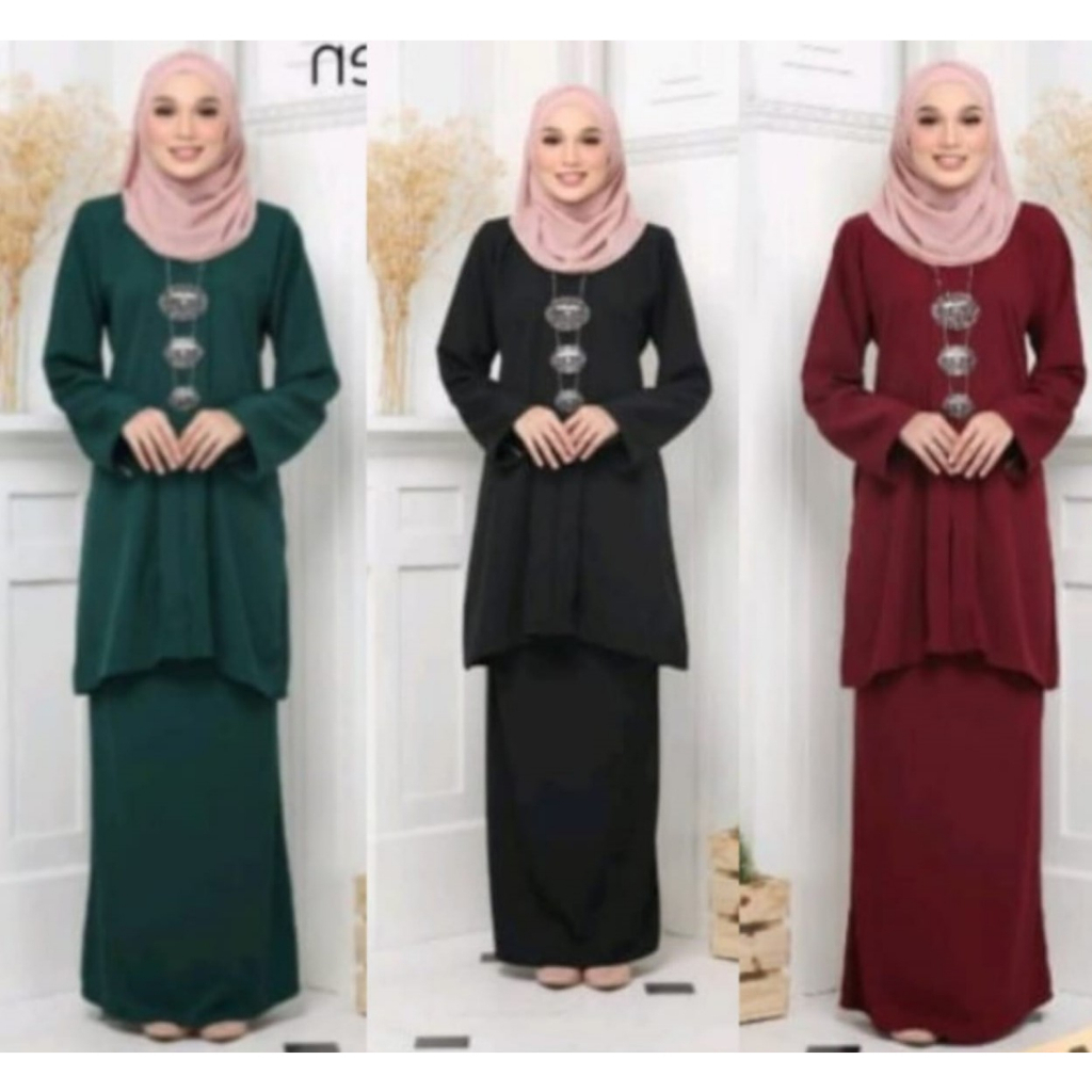 Baju Kurung Kebarung Labuh Classic Malay Clothing Collection maryam
