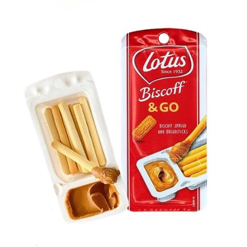 Lotus Biscoff & Go Biscuit Spread And Breadsticks 45g | Shopee Singapore