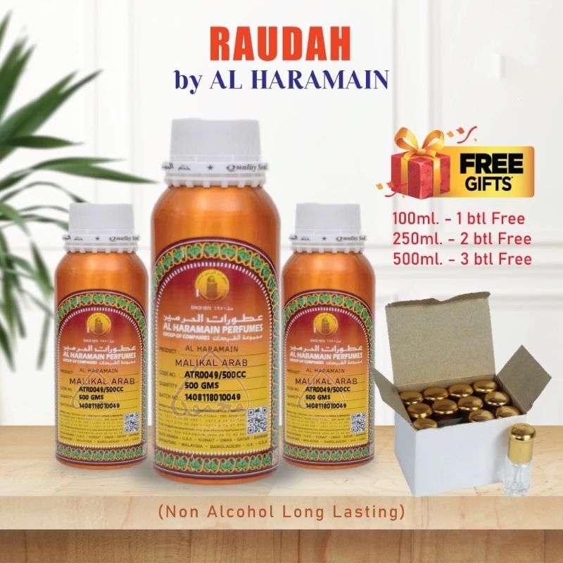 MALIKAL / RAUDAH BY AL HARAMAIN ATTAR WANGGI | Shopee Singapore