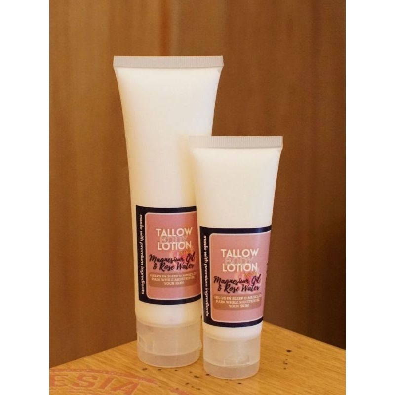 TALLOWLOONA Tallow Body Lotion with Magnesium Oil Shopee Singapore