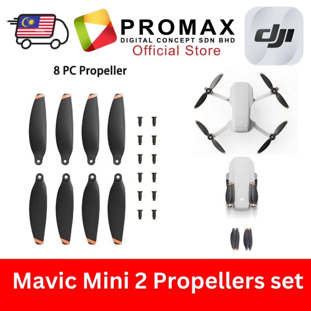 DJI Mavic Mini 2 Propellers pairs (Small size, Quiet flight, Powerful