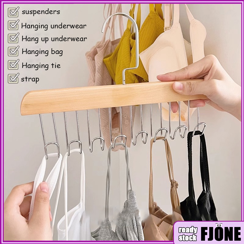 Double-sided Hanging Bag Folding Clothing Storage Bag Clear Socks