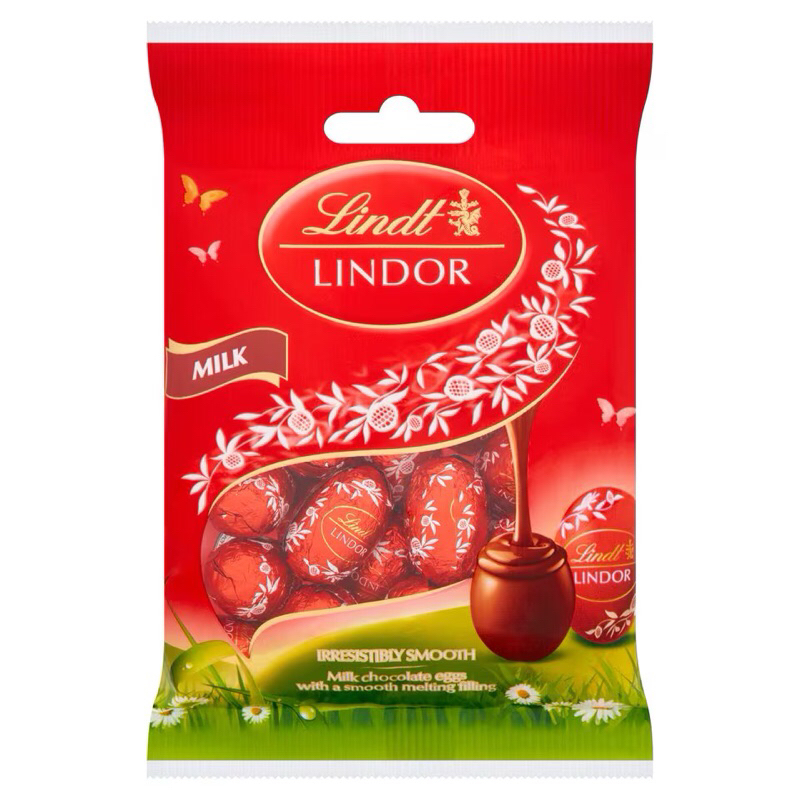 Lindt lindor milk chocolate egg bag 80g | Shopee Singapore