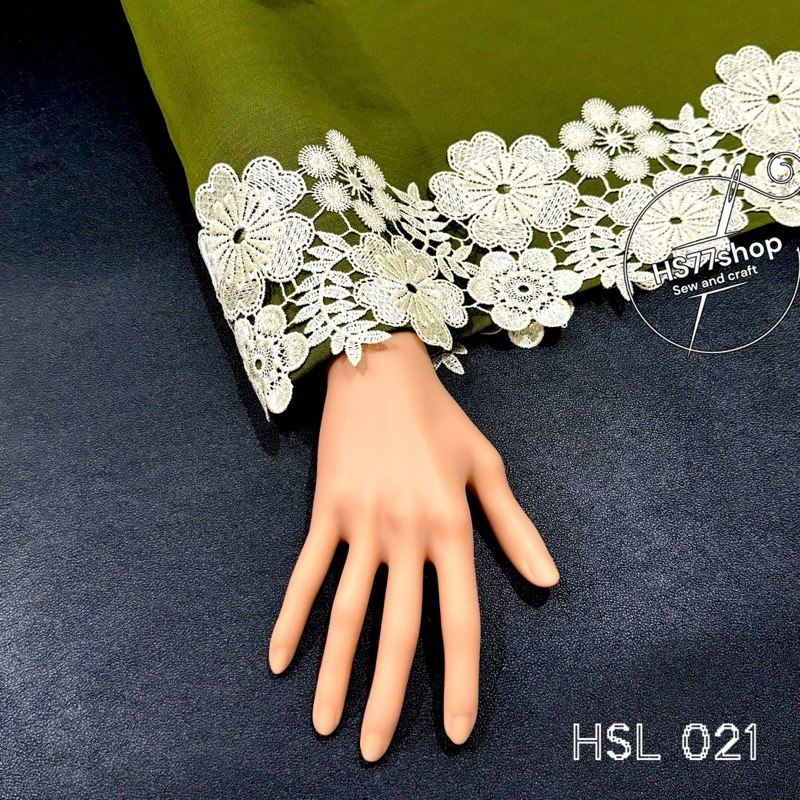 [ 50cm/ unit ] HSL021 boder lace/ chemical boder lace/ chemical lace ...