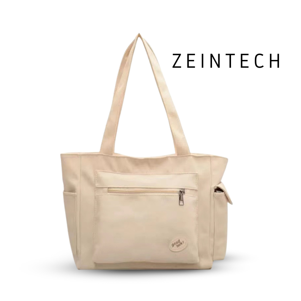 Ladies' Canvas Tote Bag Large Storage Capacity Student Bag Study Bag ...