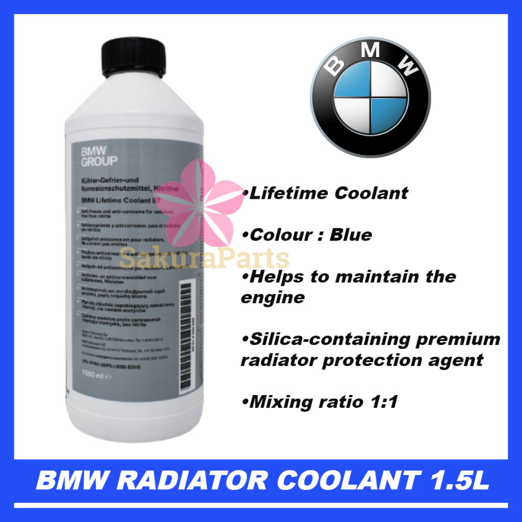 BMW Lifetime Radiator Coolant for BMW / MINI 1.5L | Shopee Singapore