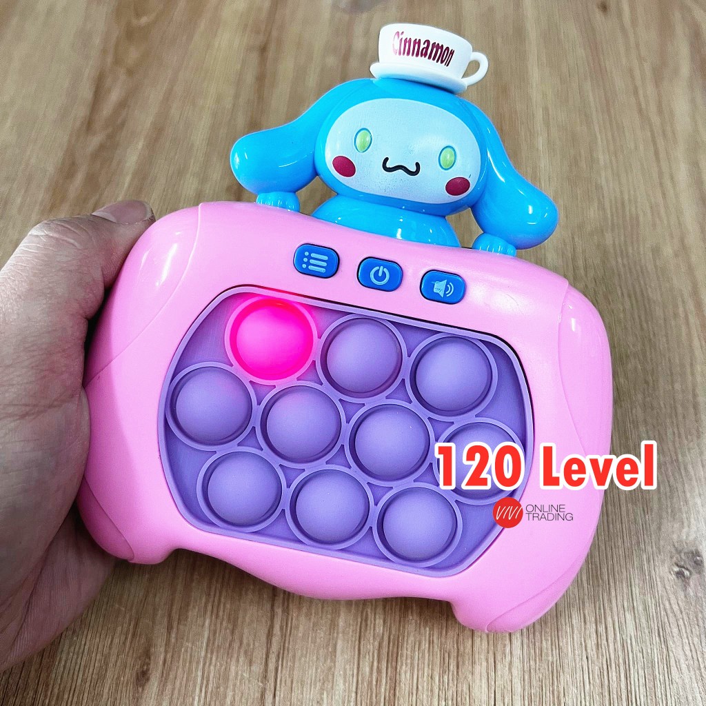 UPGRADED Digital English Version Quick Push Game Pop It Electronic Educational Toys Bubble Fidget Toy Mainan Viral Shopee Singapore