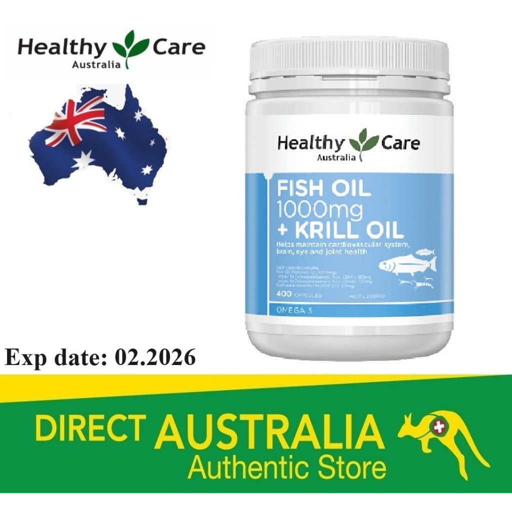 Healthy care fish oil 1000mg omega 3 400 capsules best sale