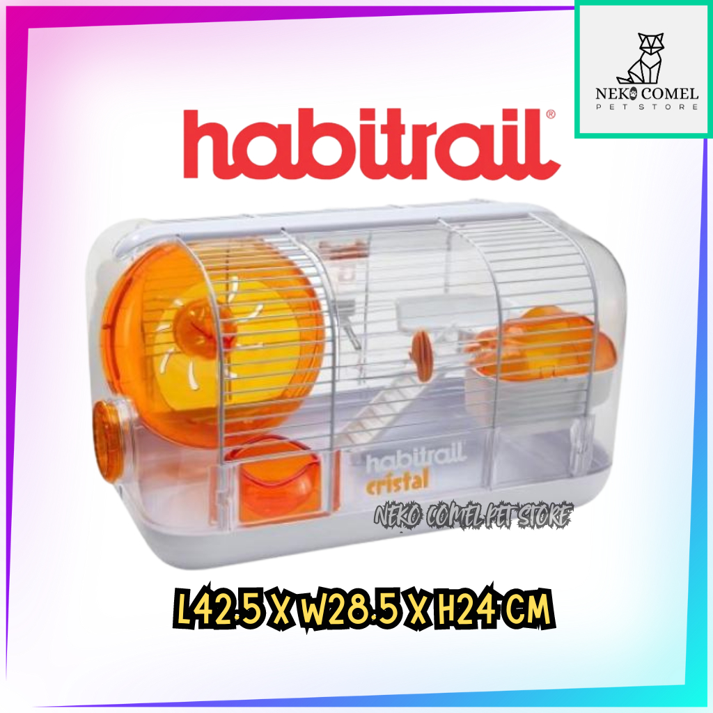 Habitrail cristal hamster habitat best sale