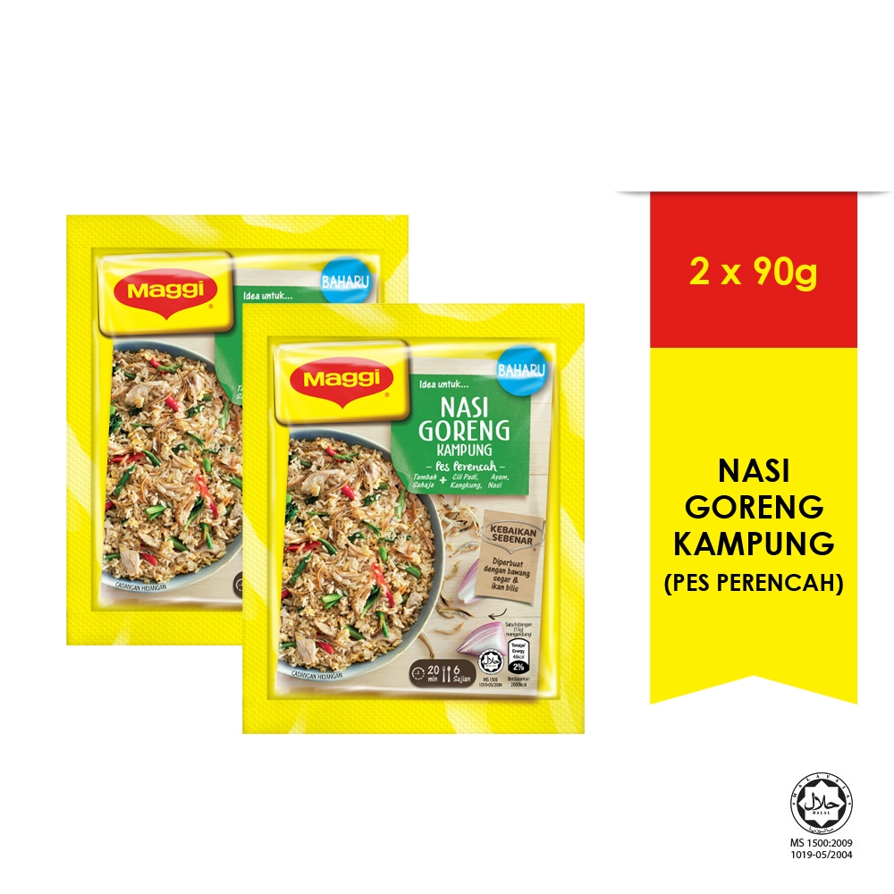 Maggi Kampung Recipe Mix Fried Rice (2x60g) | Shopee Singapore