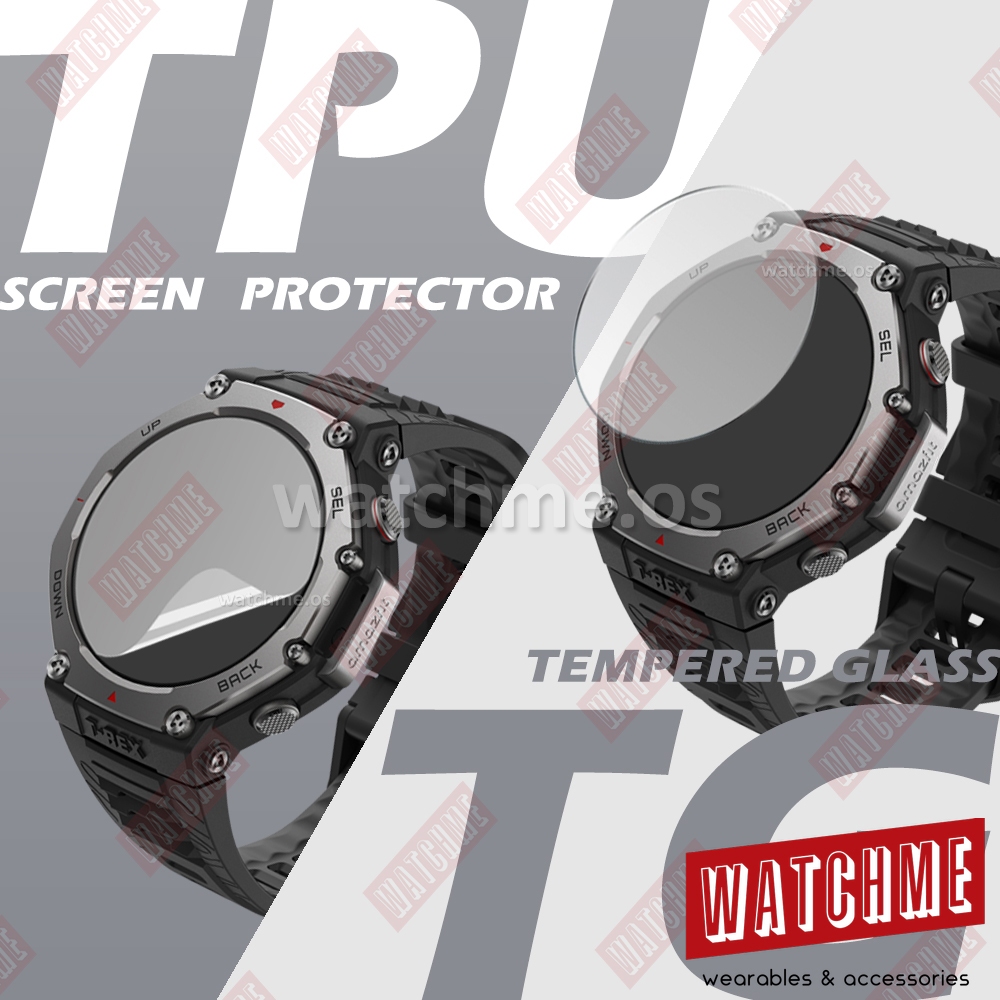 Protezione Per Schermo Amazfit T-Rex (3 Pezzi) – Pellicola In Vetro Temperato 9H, Anti-graffio - 6