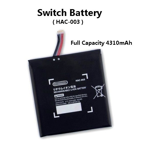 Batterie Nintendo Switch HAC-003 Originale - D'occasion Mais En Bon état