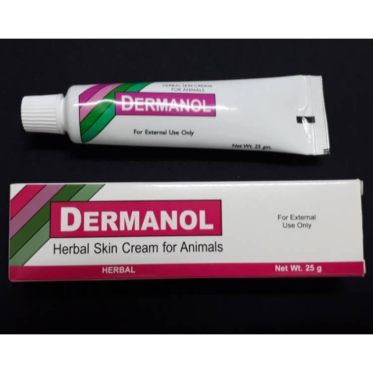 Dermanol Herbal Skin Cream for Animals 25g (Dogs,Cats & Small Animals ...