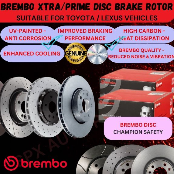 BREMBO DISC BRAKE ROTOR FRONT FOR TOYOTA GT86 [ZN6] '1218YR / SUBARU