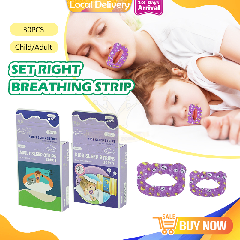 30Pcs/Box Anti Snore Anti-open mouth Breathing Patch Dream Talking ...