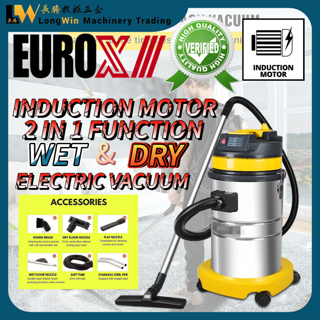 Eurox Vac5001 Germany Induction Motor 30l Stainless Steel 2 In 1