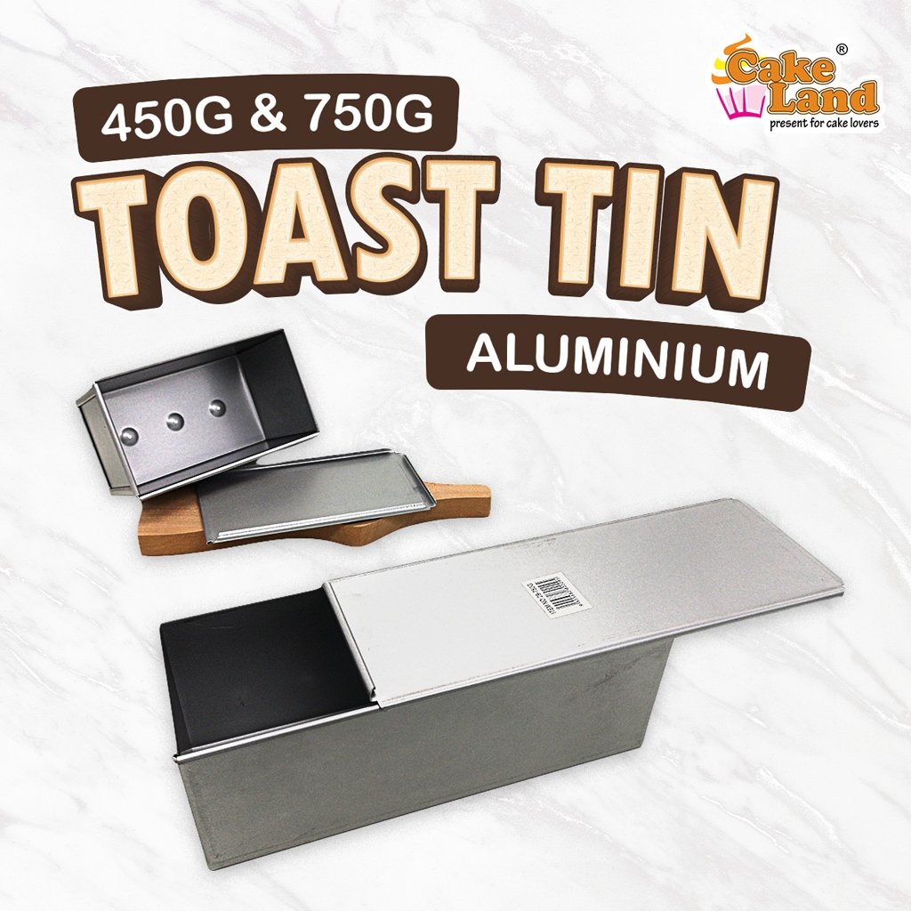 CAKE LAND Aluminium Toast Tin - 450G / 750G | Shopee Singapore