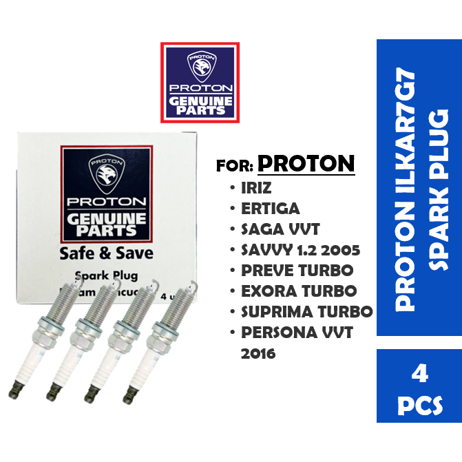 NGK Iridium Spark Plug ILKAR7G7 For Proton Saga VVT /Preve Turbo /Exora