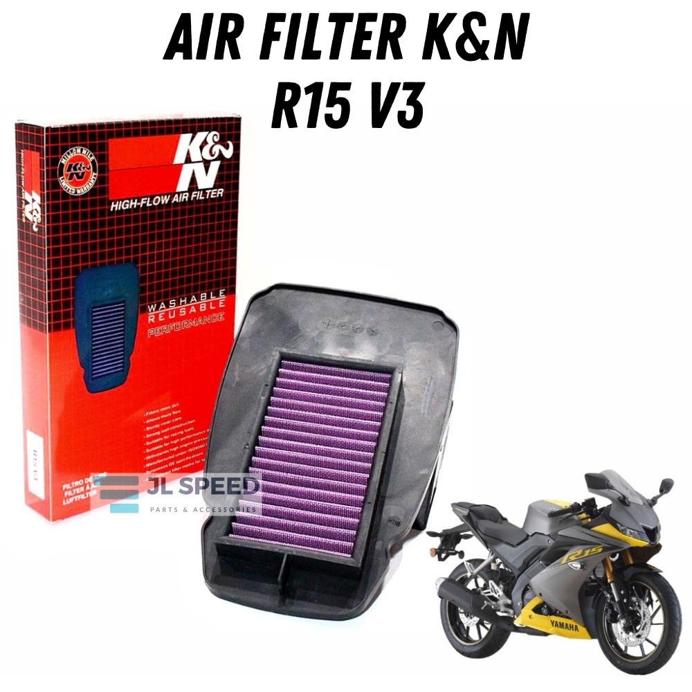 YAMAHA R15 V3 MT15 MT-15 K&N RACING AIR FILTER AIR CLEANER AIR