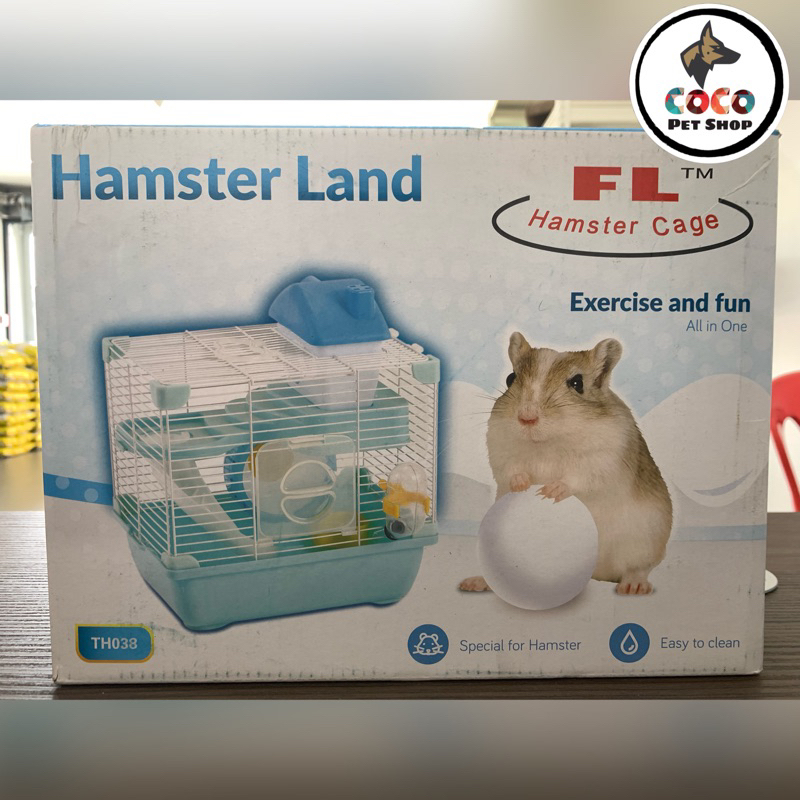 Image showcasing Double Storey Hamster Cage | Shopee Singapore