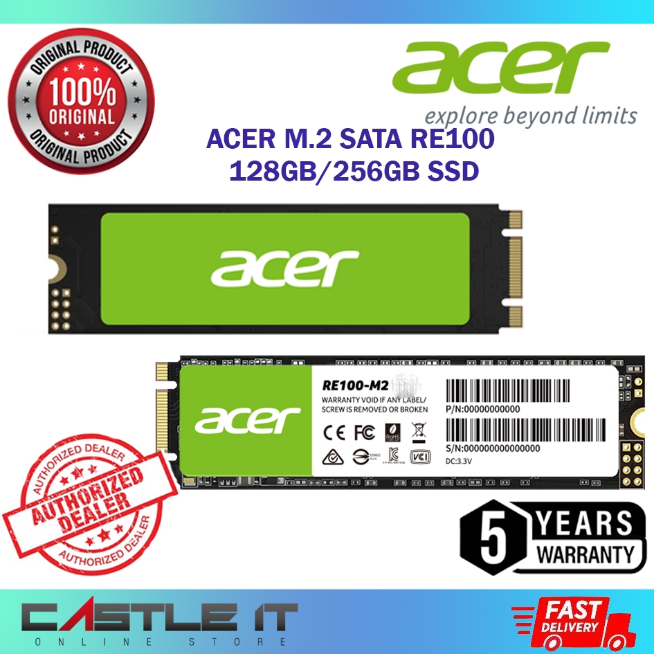 2.5 Inch Hard Drive Acer RE100 1TB SSD Internal Drive - SATA III
