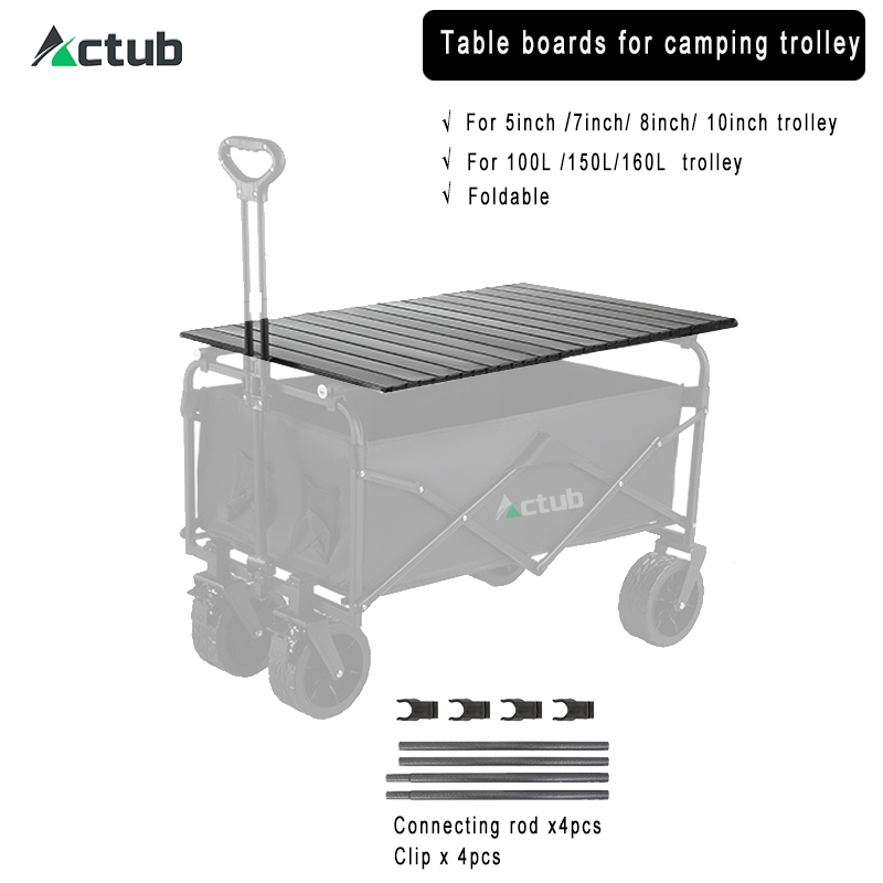 Folding trolley table Board Wagon table trolley Table For Outdoor