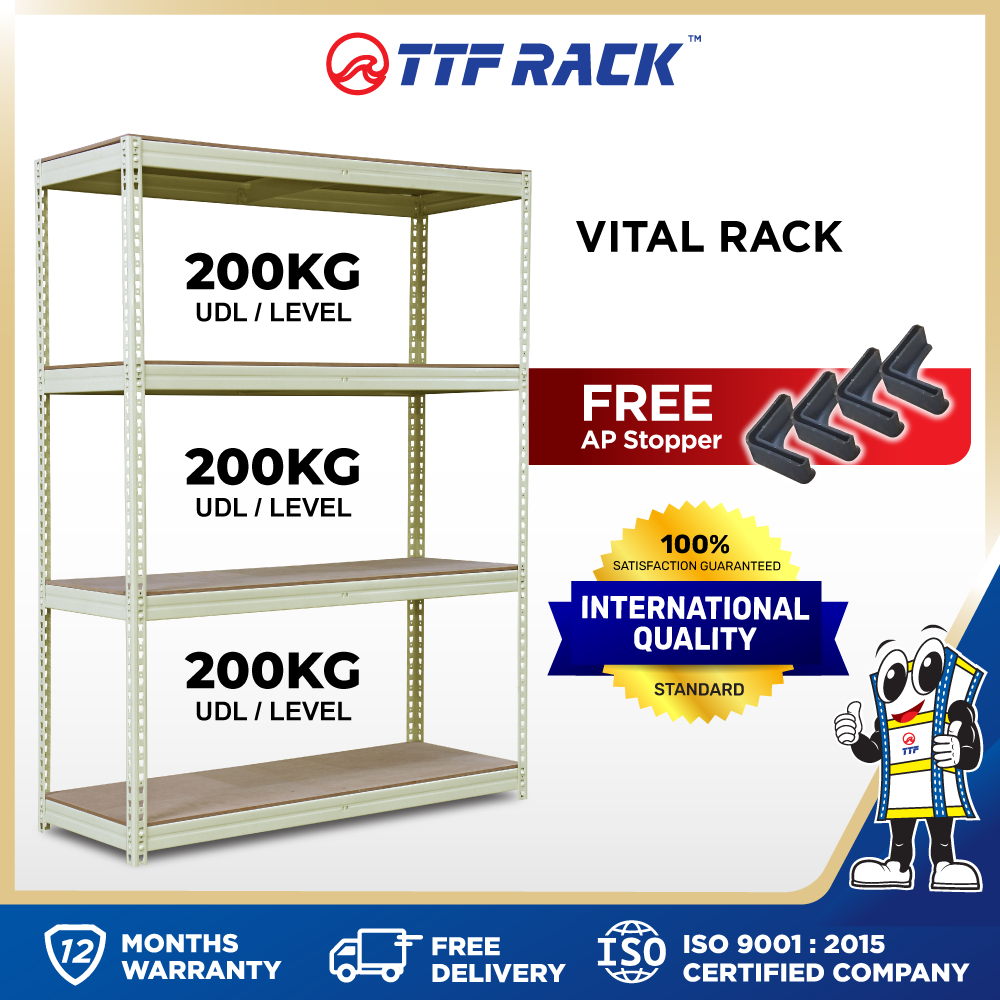 TTF Rack VITAL RACK H150-240cm/Boltless Rack Shelf Rack Storage Rack ...
