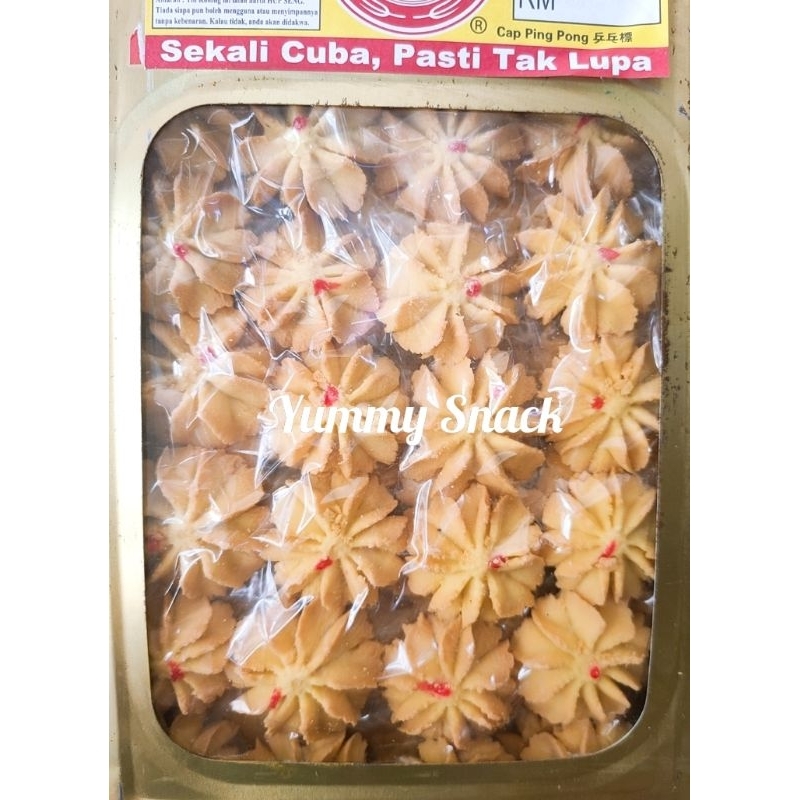 Semperit Bunga Butter Handmade Cookies Hari Raya Butter Cookies ...