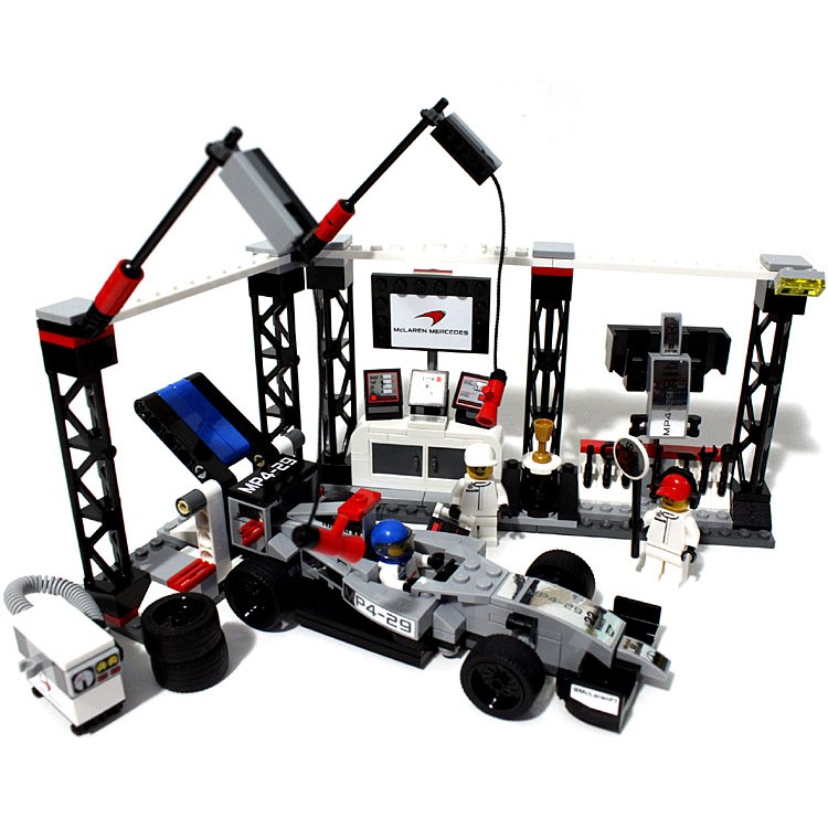 LEGO Speed Champions 75911 McLaren Mercedes Pit Stop 2015 Shopee Singapore