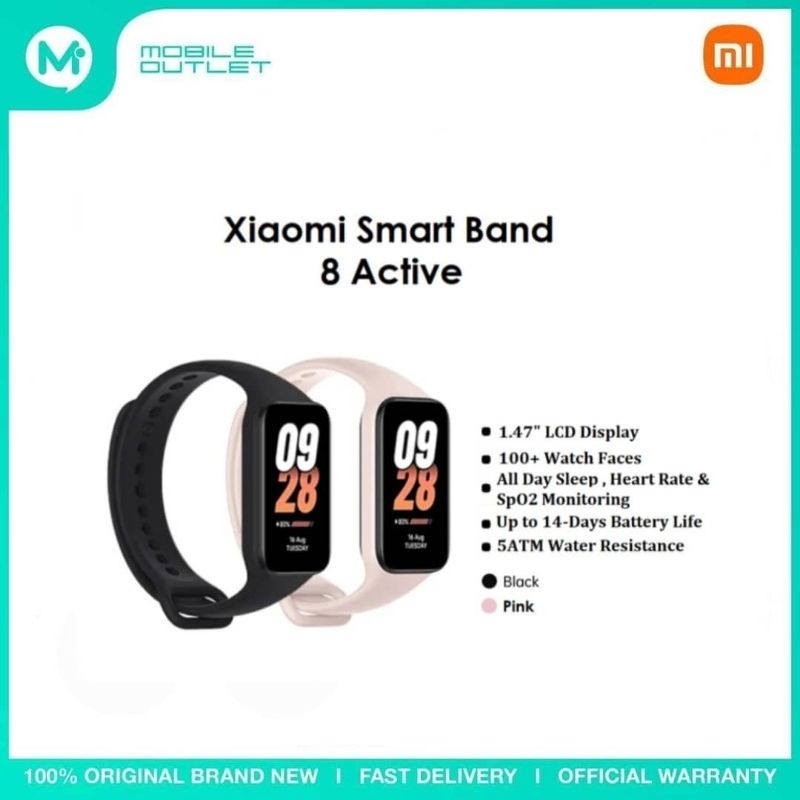 Shopee Smart Watch Xiaomi Mi Band Xiaomi Smart Band Active Mi Band