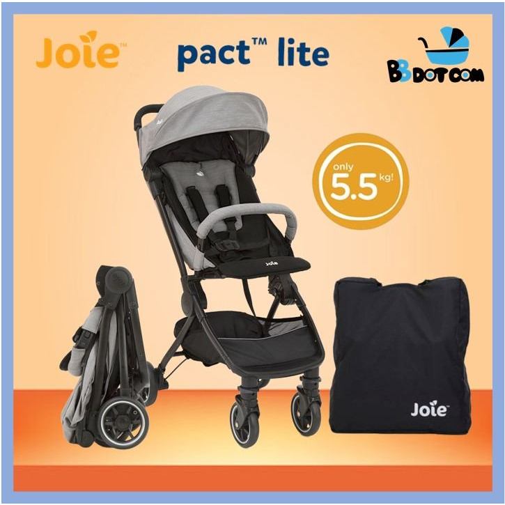 Joie Pact Lite Pactlite Ultra Lightweight Travel Friendly Cabin Approved Compact Fold Baby Stroller 0 15kg Shopee Singapore