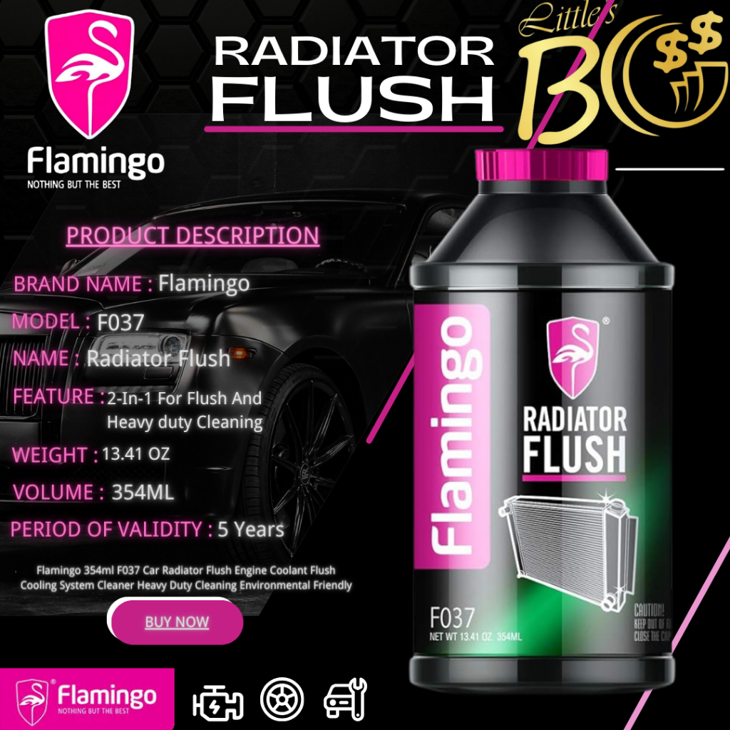 Flamingo Car Radiator Flush Engine Coolant Flush Cooling System Cleaner ...
