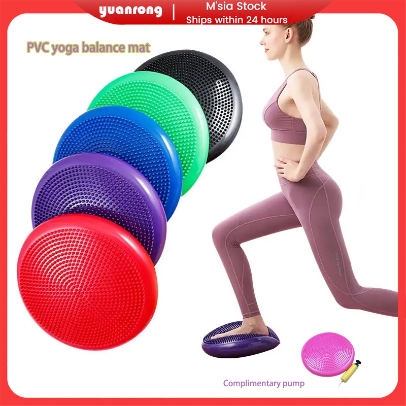 【Local Seller】Gym Grade Durable Universal Inflatable Yoga Wobble ...