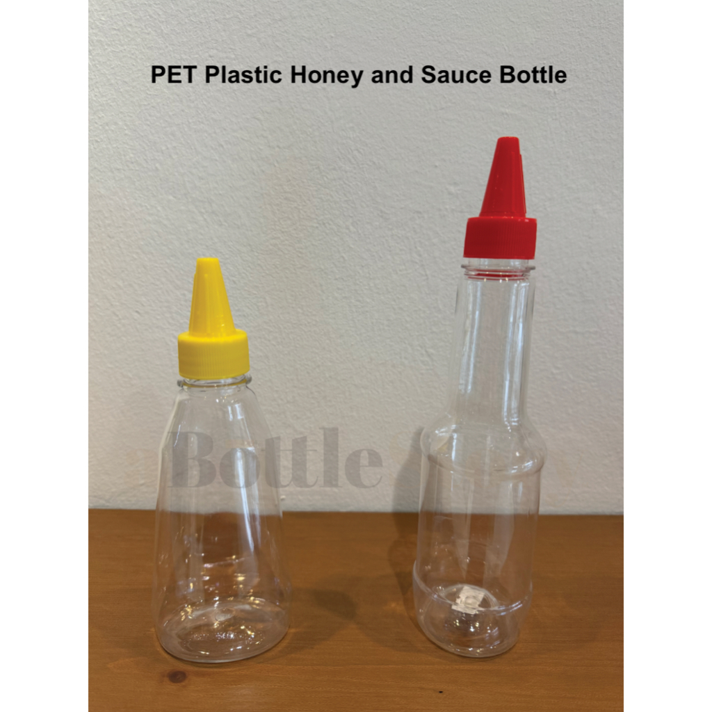 PET Plastic Honey and Sauce Bottle / Storage Bottle / Kitchen Organise