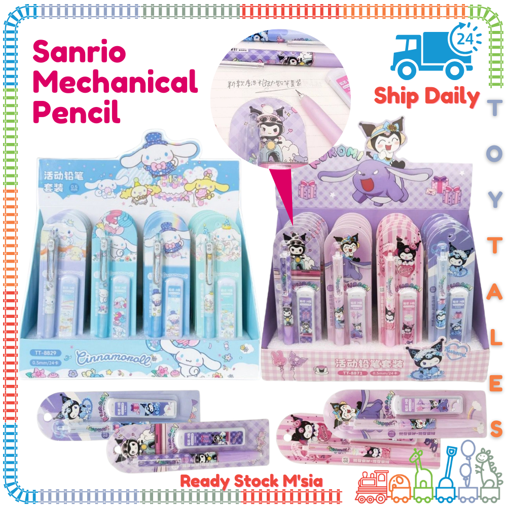 ToyTales SANRIO STATIONERY [ Mechanical Pencil 0.5mm ] Barang Sekolah ...