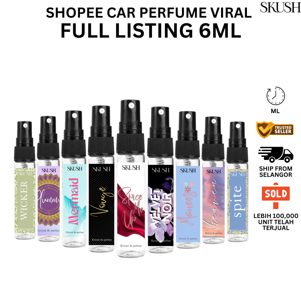 Full Listing 6ml Perfume For Women Man Viral Grade Parfum Grade