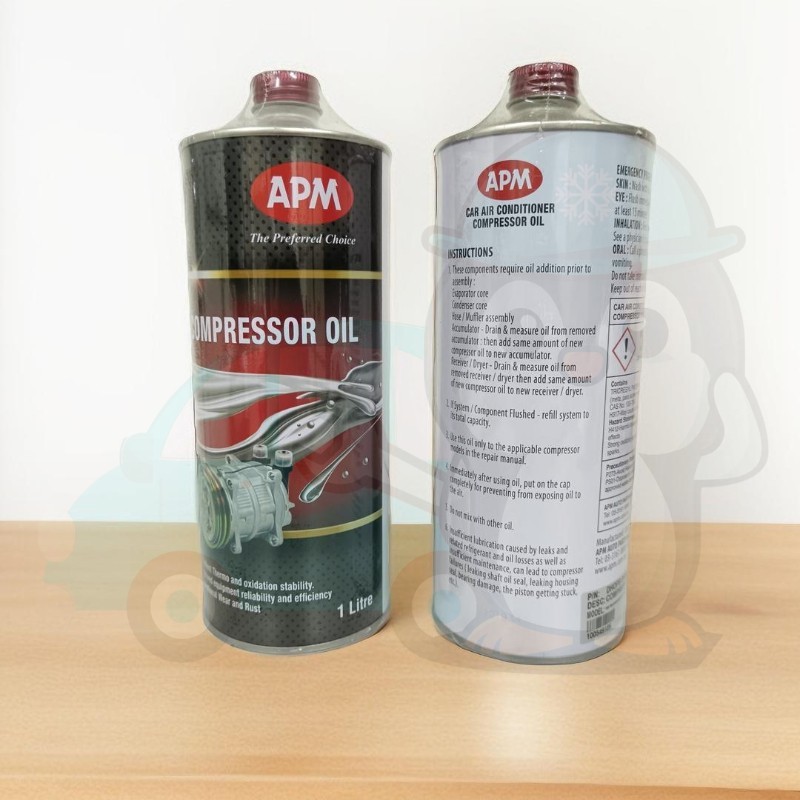 APM OIL 8 R134a CAR AIRCOND COMPRESSOR OIL (1L/1000CC) Shopee Singapore