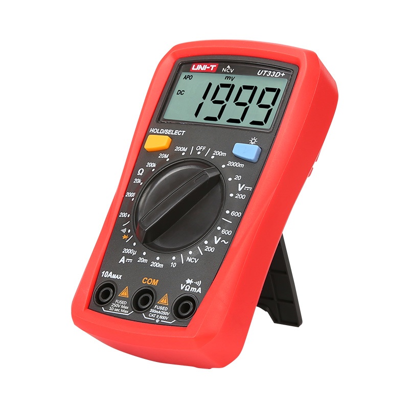 UNI-T UT33+ (UT33A+/B+/C+/D+) Series Palm size digital multimeter ...