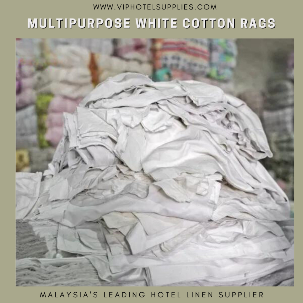 1kg 2kg 5kg Multipurpose White Cotton Rags / Kain Buruk / Kain Lap ...