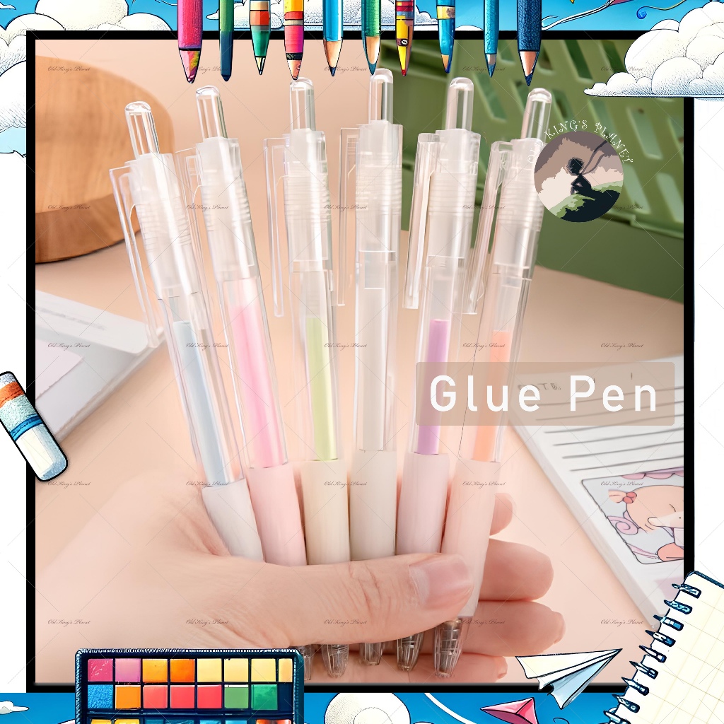 Set 20 Penne A Colla Per Scrapbooking - Asciugatura Rapida, Punta Sottile, Per Fai Da Te E Carta - Foto 13