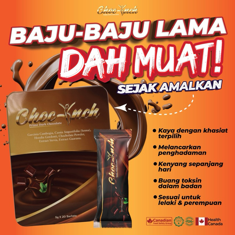 CHOC INCH PRIME DARK CHOCOLATE ( Coklat kurus viral ) HQ | Shopee Singapore