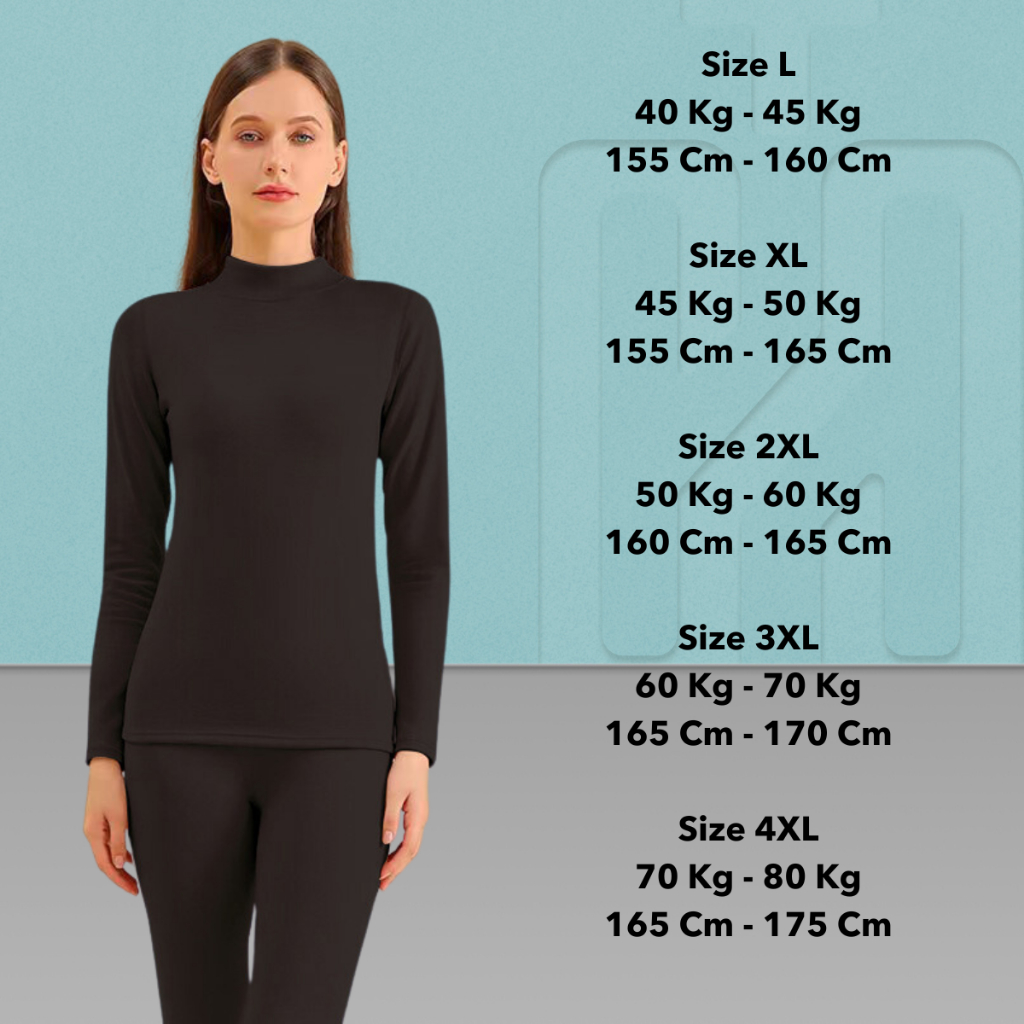 Buy Ellixy Designs Women Thermal wear Set Full Sleeves with