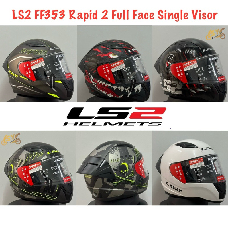 Pack Casque LS2 FF353 Rapid II Solid Noir Mat Intercom Bluetooth Ely'tek by Sena - Casque Intégral