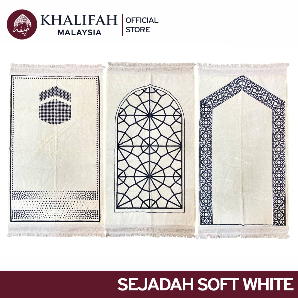 SOFT WHITE SEJADAH, SEJADAH SOFT, SEJADAH WHITE | Shopee Singapore