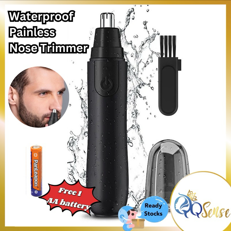 Electric Nose Hair trimmers 鼻毛修剪器 Portable Shaver 360 Waterproof Nose ...